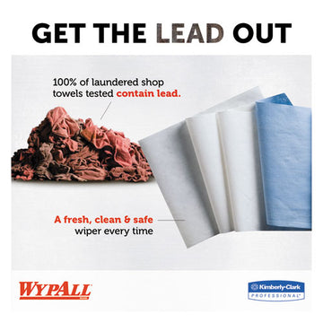 WypAll® X60 Cloths, Pop-up Box, White, 9 1-8 X 16 7-8, 126-box, 10 Boxes-carton freeshipping - TVN Wholesale